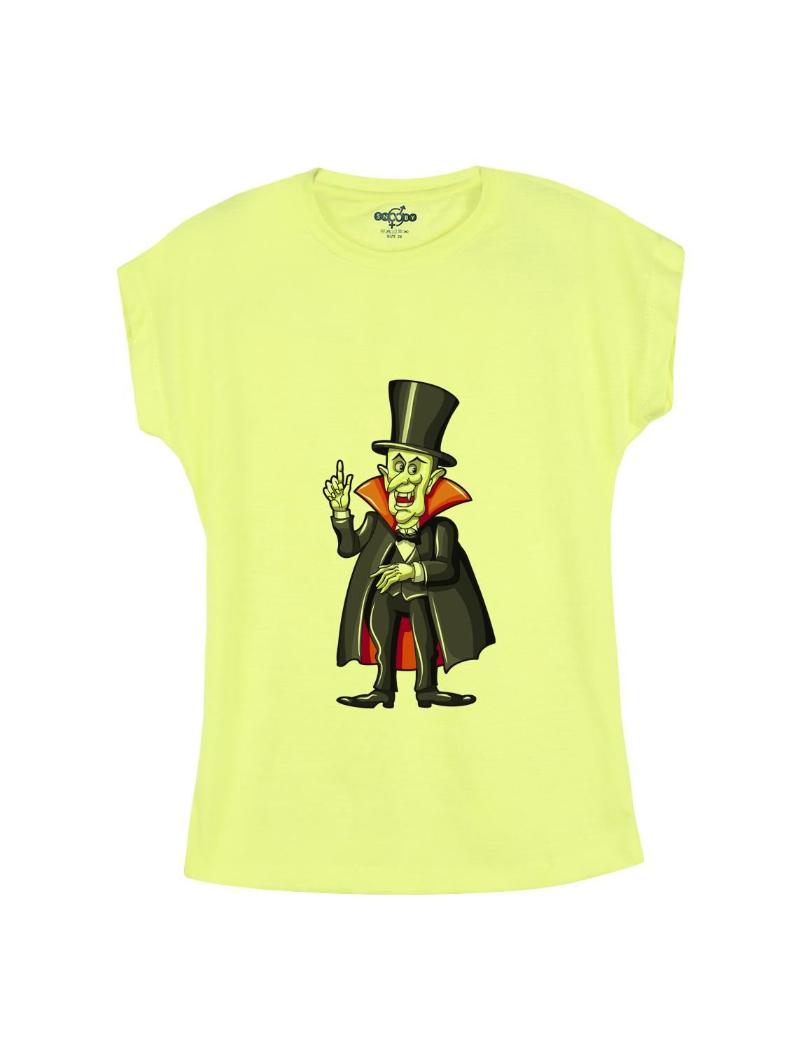 yellow cotton t-shirt - 14530636 - Zoom Image - 1