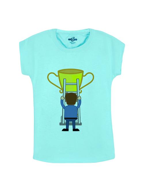 blue cotton tee - 14530645 - Standard Image - 1