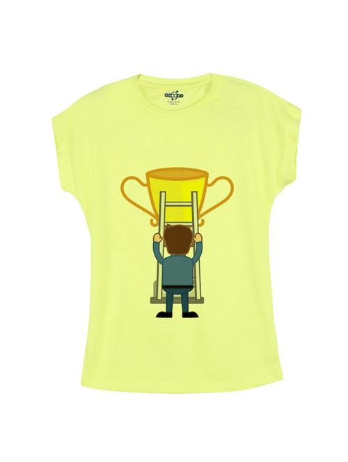 yellow cotton tee - 14530647 - Very Small Image - 1