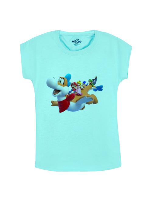 blue cotton tee - 14530655 - Standard Image - 1