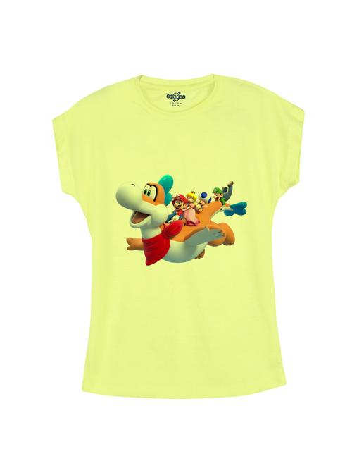yellow cotton tee - 14530656 - Standard Image - 1
