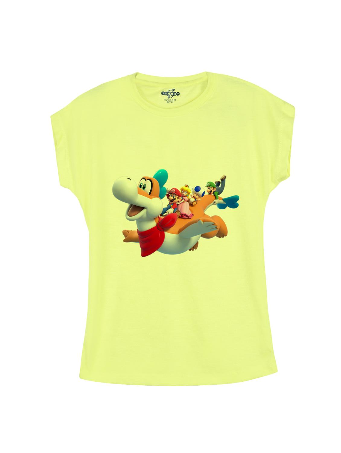 yellow cotton tee - 14530656 - Zoom Image - 1