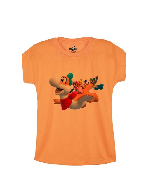 orange cotton tee - 14530657 - Standard Image - 1
