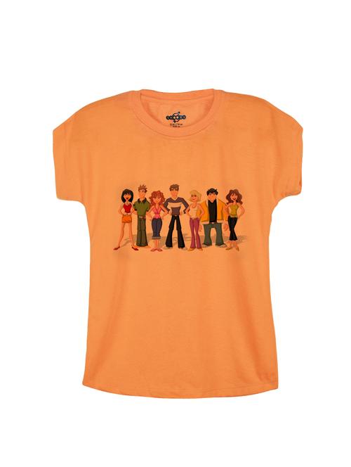 orange cotton tee - 14530667 - Standard Image - 1