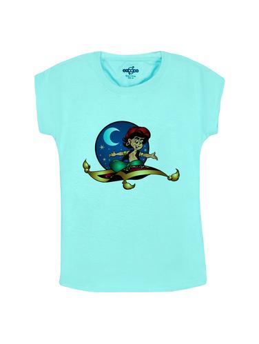 blue cotton tee - 14530670 - Very Small Image - 1