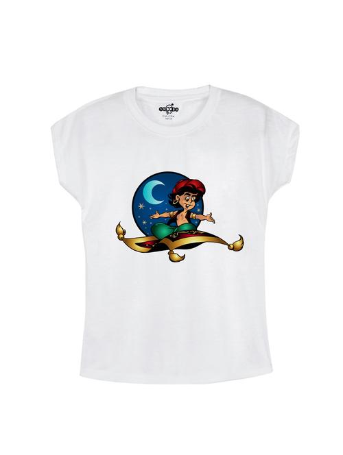 white cotton tee - 14530674 - Very Small Image - 1