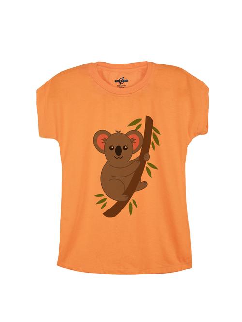 orange cotton tee - 14530692 - Standard Image - 1