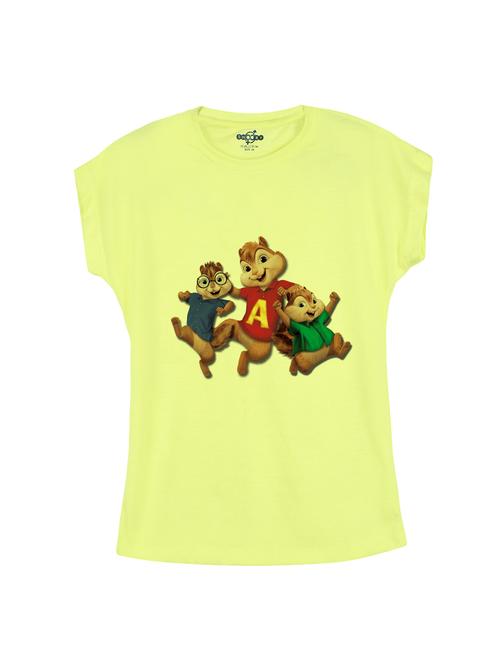 yellow cotton tee - 14530696 - Very Small Image - 1