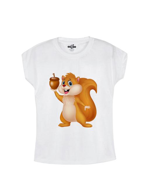 white cotton tee - 14530704 - Standard Image - 1