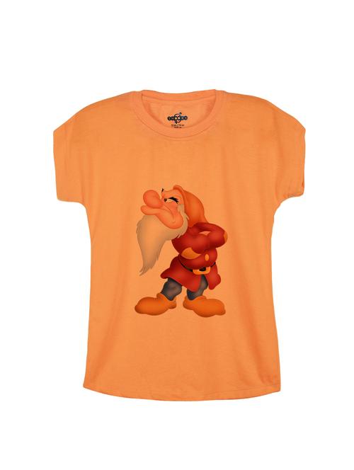 orange cotton tee - 14530722 - Standard Image - 1