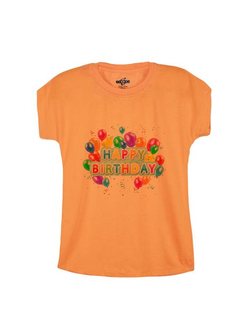 orange cotton tee - 14530727 - Standard Image - 1