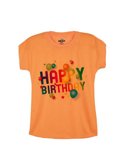 orange cotton tee - 14530732 - Standard Image - 1