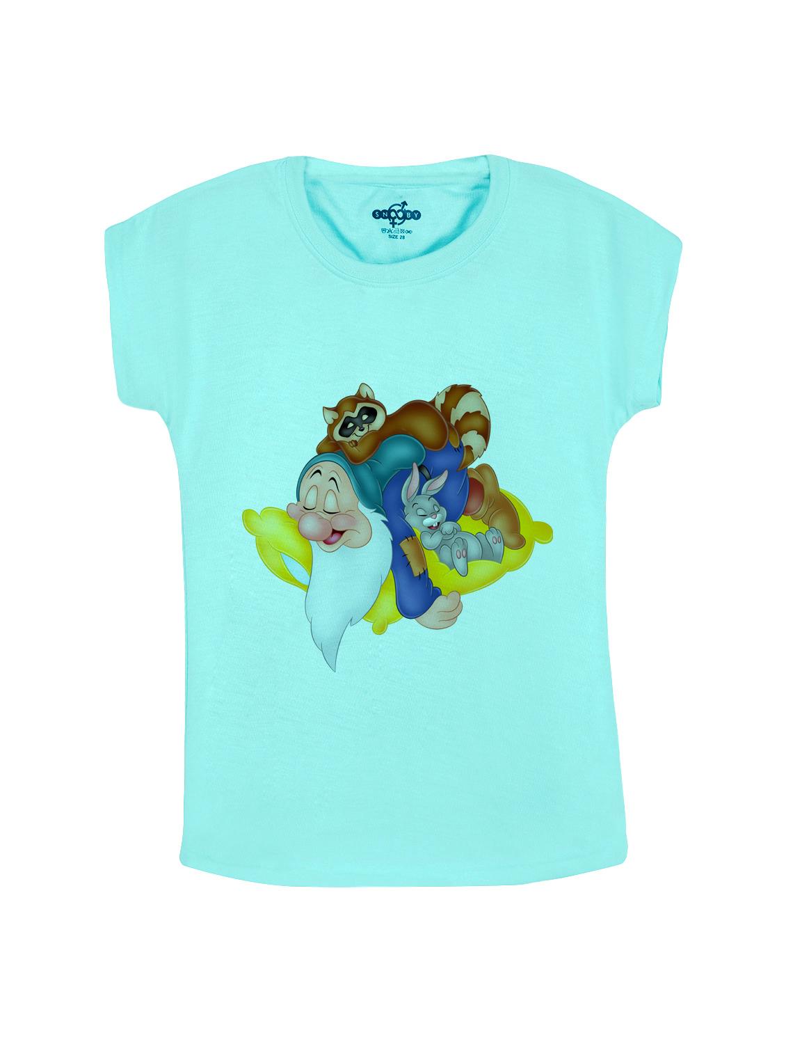 blue cotton tee - 14530760 - Zoom Image - 1