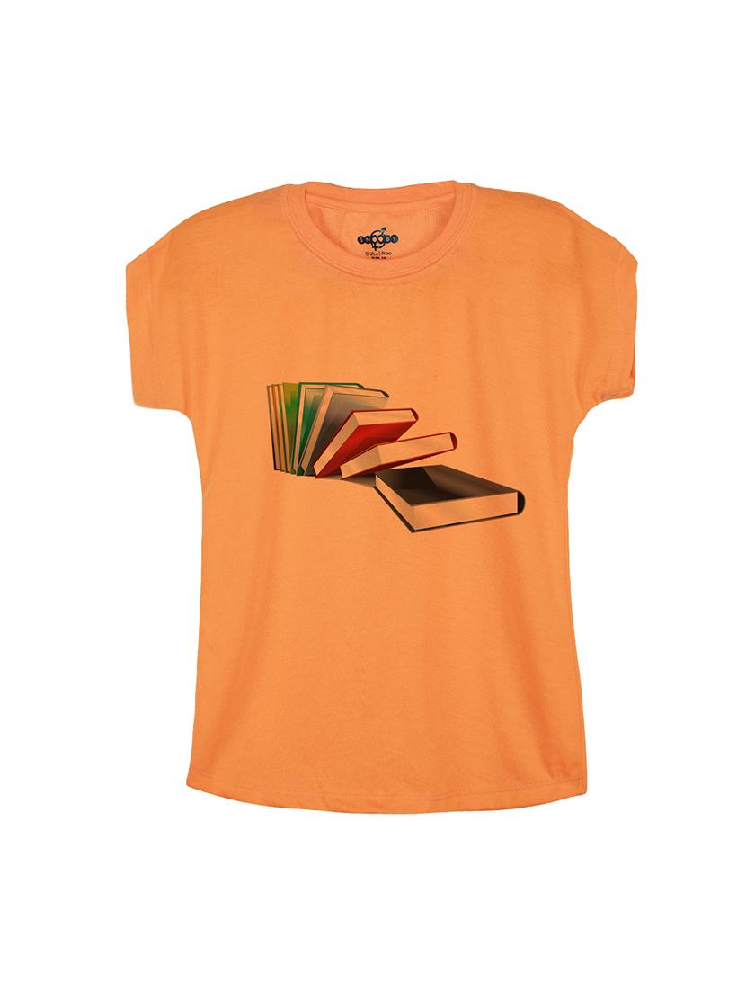 orange cotton tee - 14530762 - Zoom Image - 1