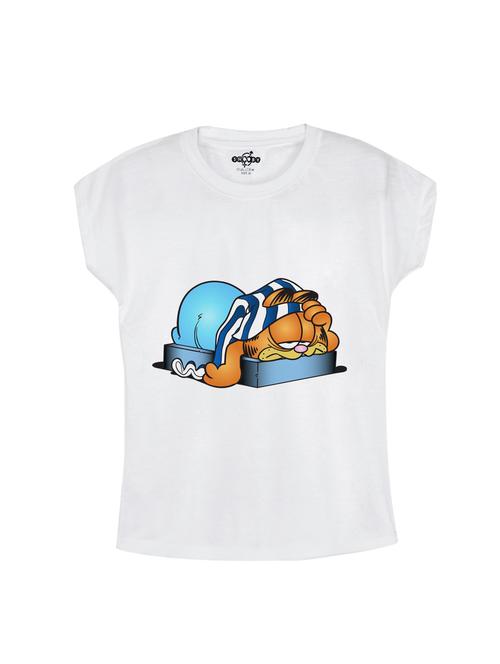 white cotton tee - 14530769 - Standard Image - 1