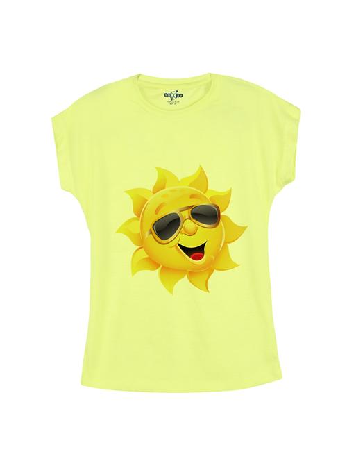 yellow cotton tee - 14530786 - Standard Image - 1