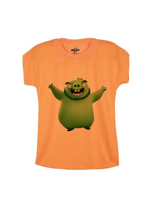 orange cotton tee - 14530797 - Very Small Image - 1
