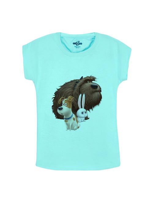 blue cotton tee - 14530800 - Standard Image - 1