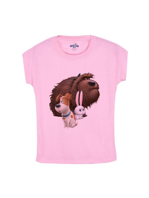pink cotton tee - 14530803 - Standard Image - 1