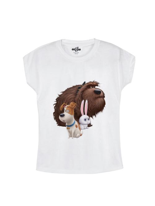 white cotton tee - 14530804 - Standard Image - 1