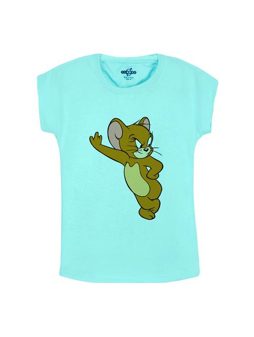 blue cotton tee - 14530825 - Very Small Image - 1