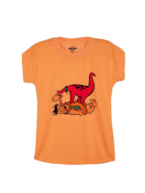 orange cotton tee - 14530837 - Very Small Image - 1