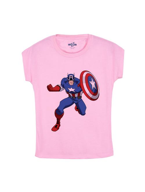 pink cotton t-shirt - 14530853 - Very Small Image - 1
