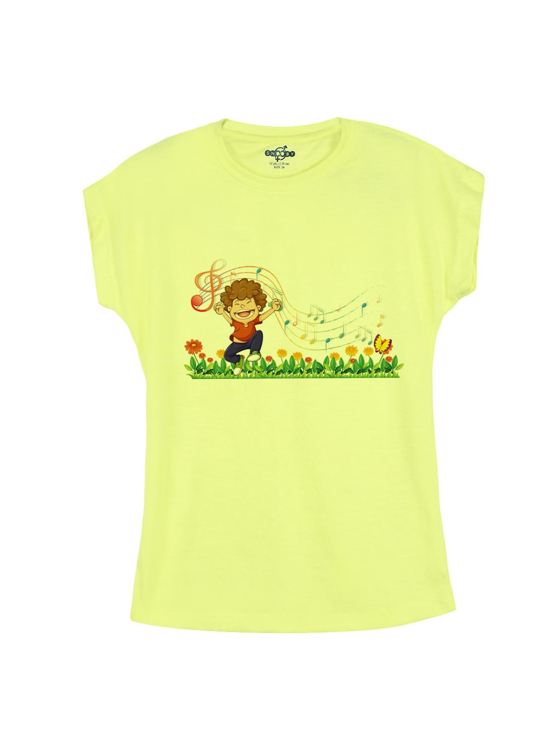 yellow cotton tee - 14530866 - Zoom Image - 1