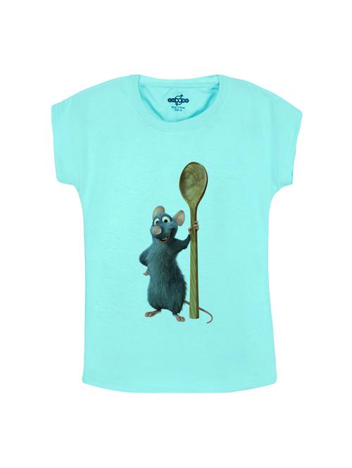 blue cotton tee - 14530870 - Very Small Image - 1