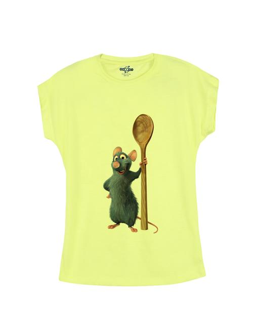 yellow cotton tee - 14530871 - Very Small Image - 1
