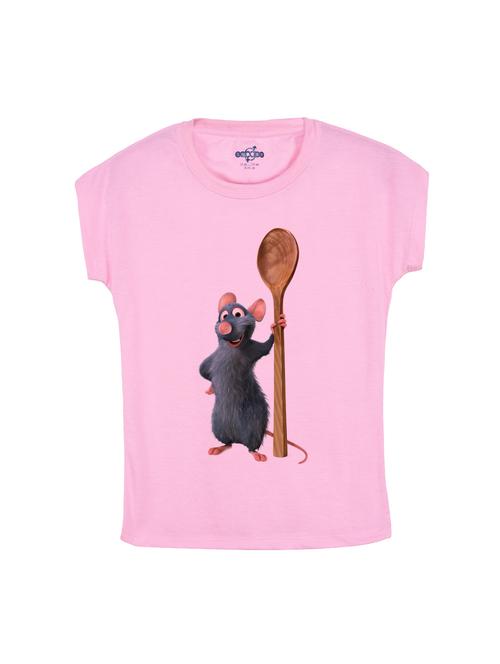pink cotton tee - 14530873 - Very Small Image - 1