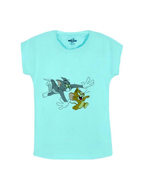 blue cotton tee - 14530880 - Very Small Image - 1