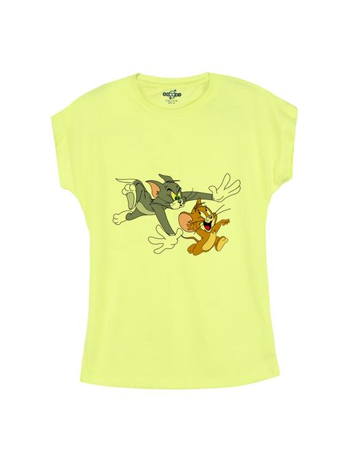 yellow cotton tee - 14530881 - Very Small Image - 1