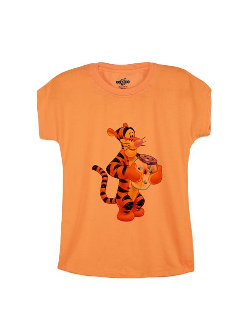 orange cotton tee - 14530892 - Very Small Image - 1