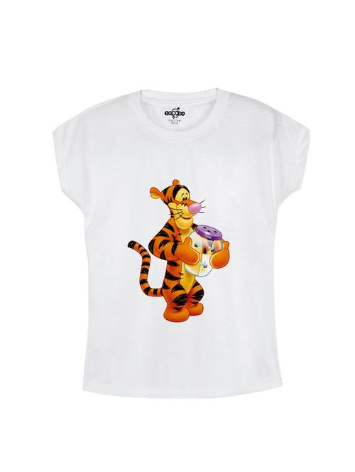 white cotton tee - 14530894 - Very Small Image - 1