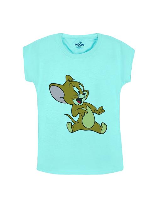 blue cotton tee - 14530895 - Very Small Image - 1