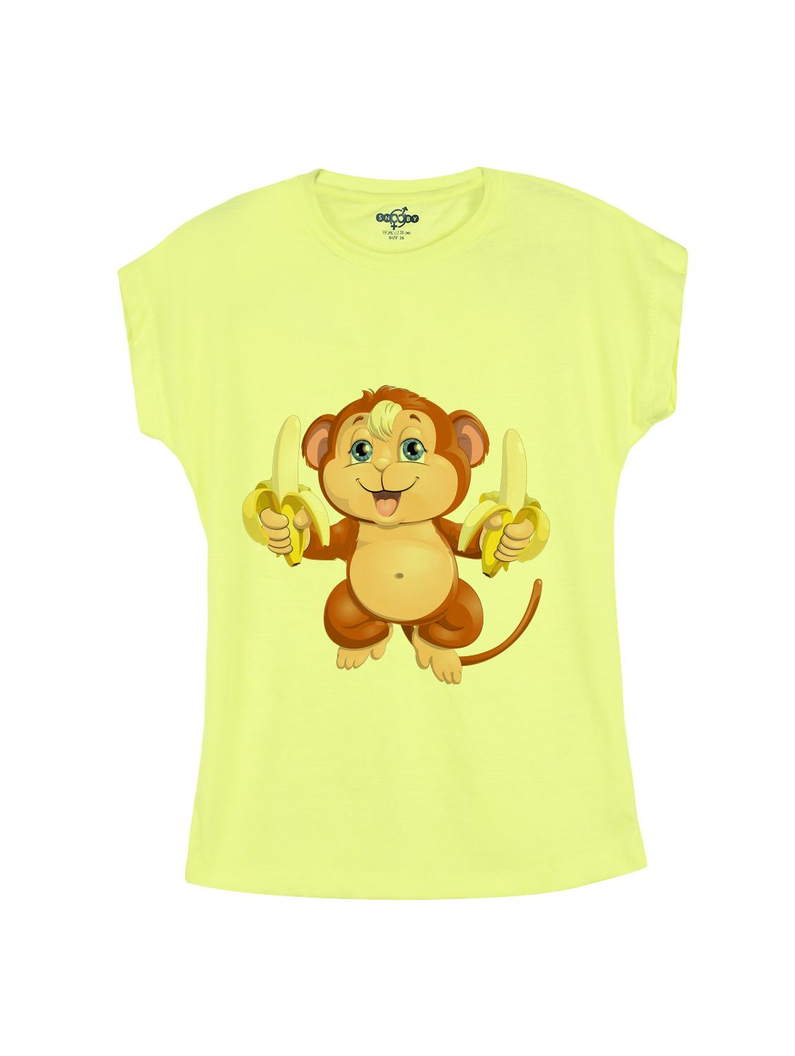 yellow cotton tee - 14530901 - Zoom Image - 1