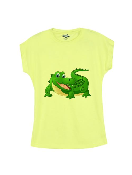 yellow cotton tee - 14530906 - Standard Image - 1