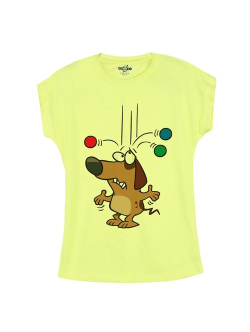 yellow cotton tee - 14531006 - Standard Image - 1