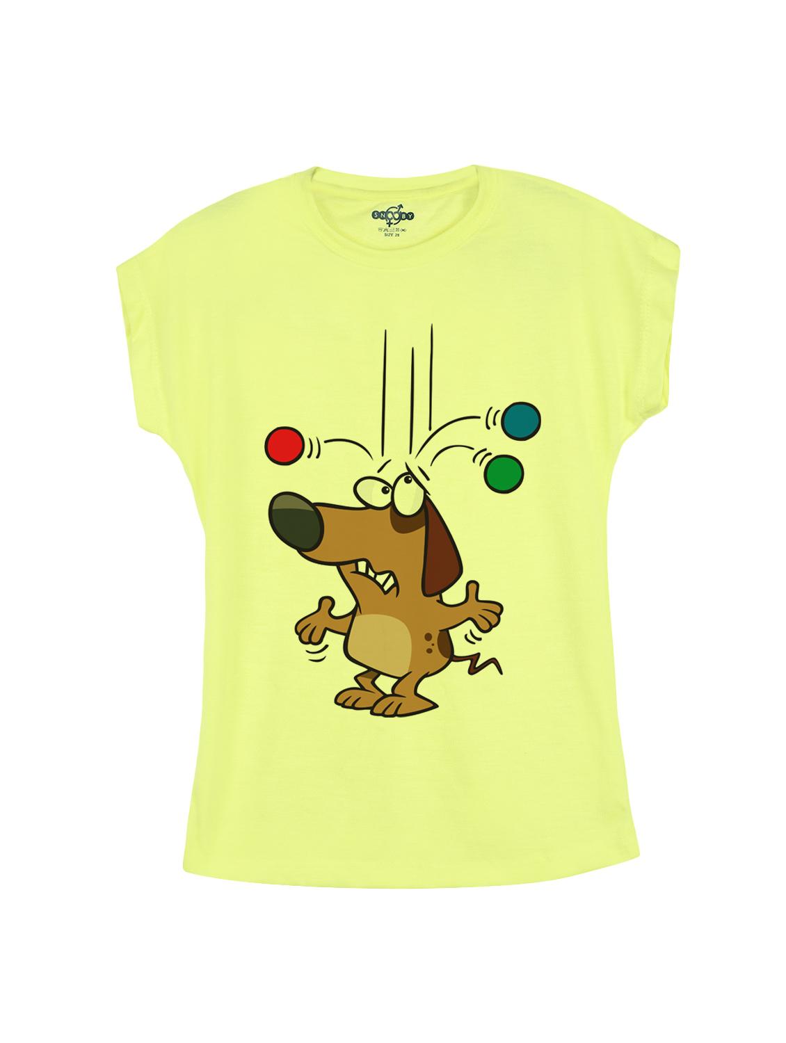 yellow cotton tee - 14531006 - Zoom Image - 1