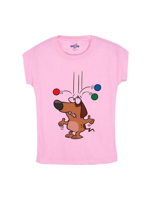pink cotton tee - 14531008 - Standard Image - 1