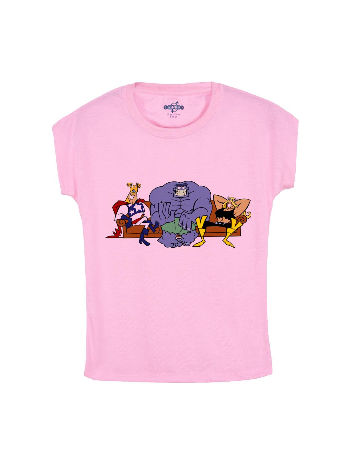 pink cotton tee - 14531013 - Zoom Image - 1