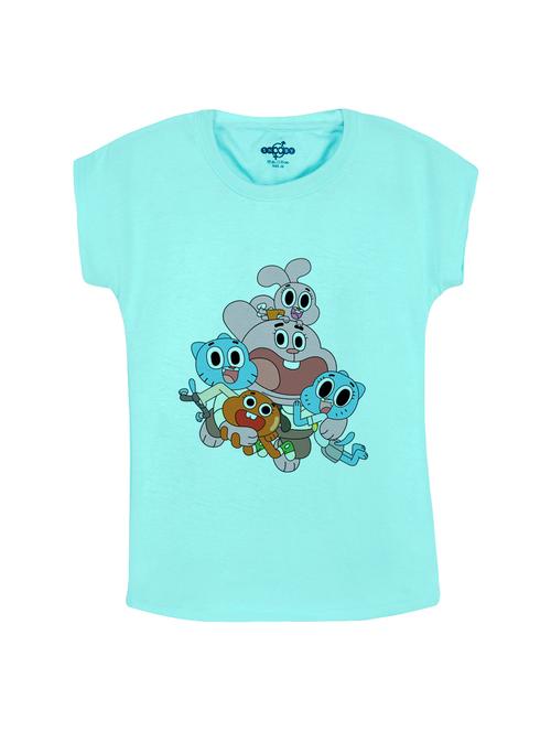blue cotton tee - 14531015 - Standard Image - 1