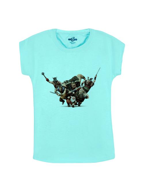 blue cotton tee - 14531035 - Standard Image - 1