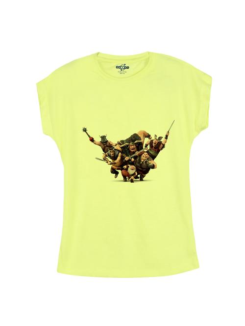 yellow cotton tee - 14531036 - Very Small Image - 1