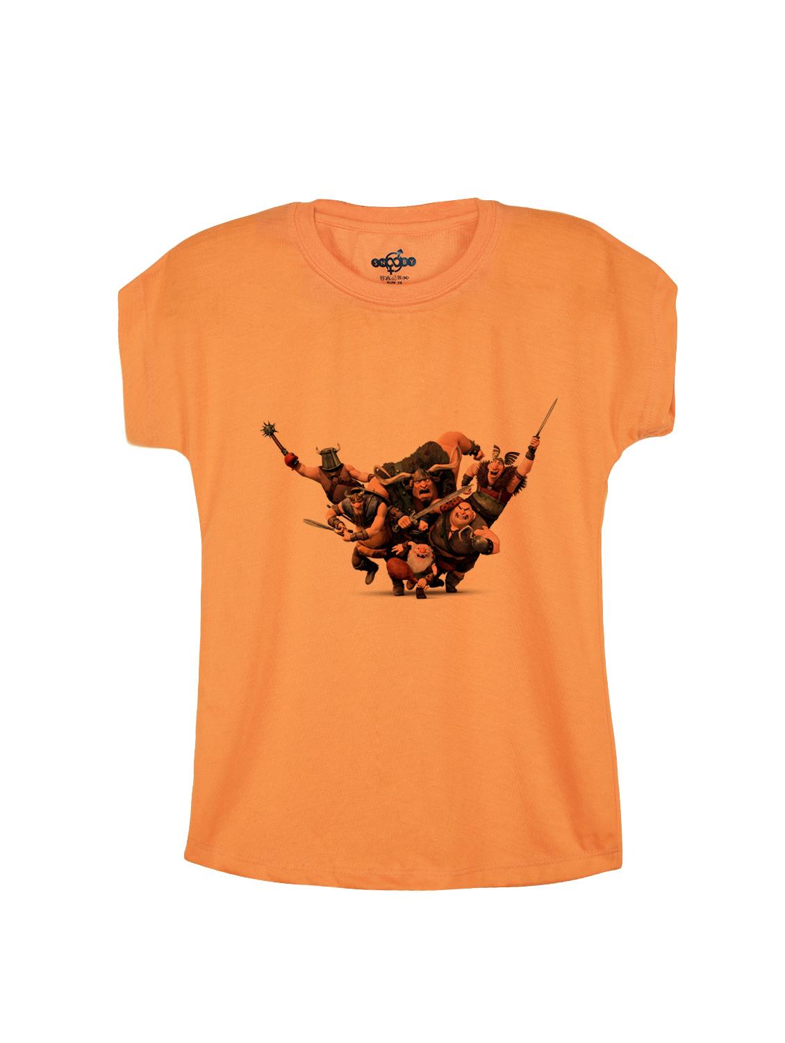 orange cotton tee - 14531037 - Zoom Image - 1