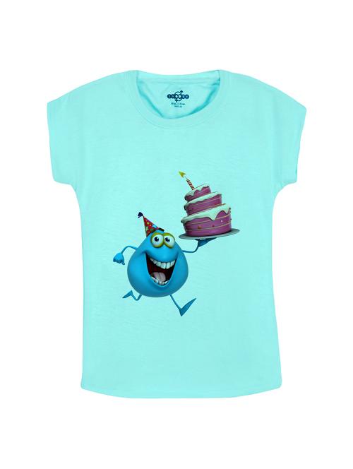 blue cotton tee - 14531040 - Standard Image - 1
