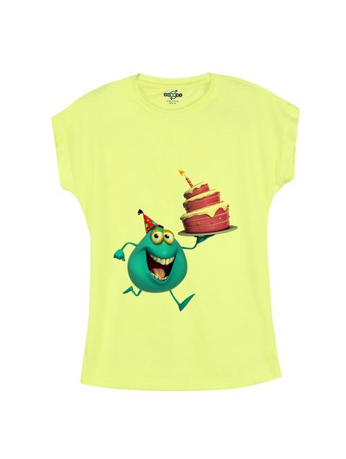 yellow cotton tee - 14531041 - Very Small Image - 1