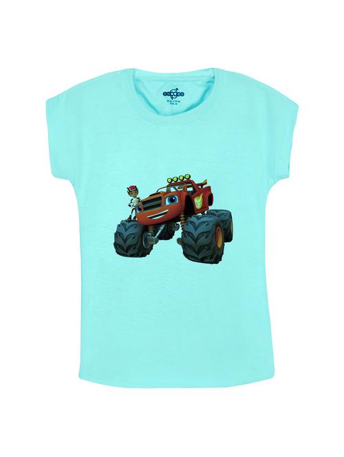 blue cotton tee - 14531045 - Standard Image - 1