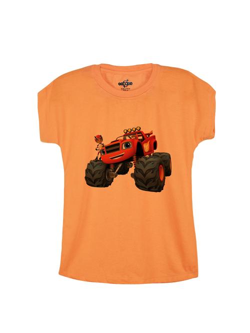 orange cotton t-shirt - 14531047 - Standard Image - 1
